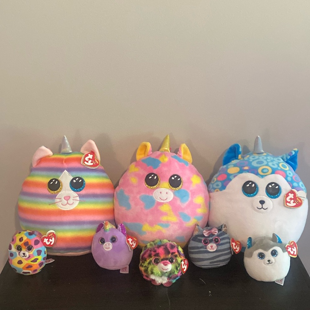 Ty Squishy Beanies Bundle